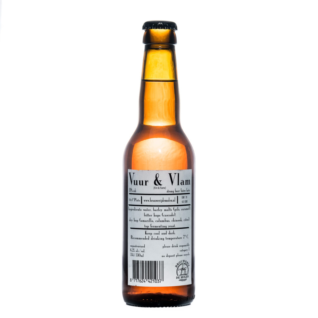 Bière IPA Vuur and Vlam de De Molen