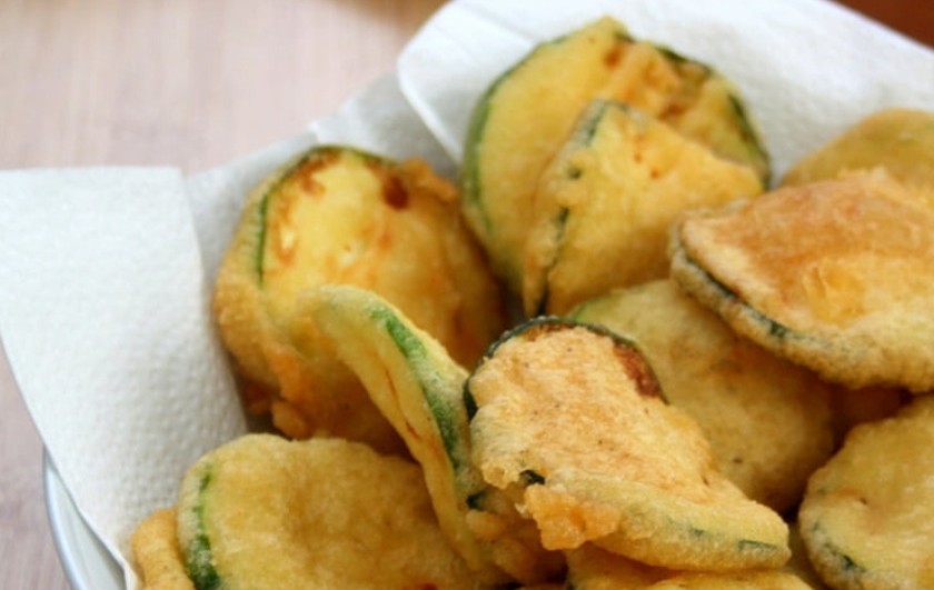 Beignets de courgette à la bière