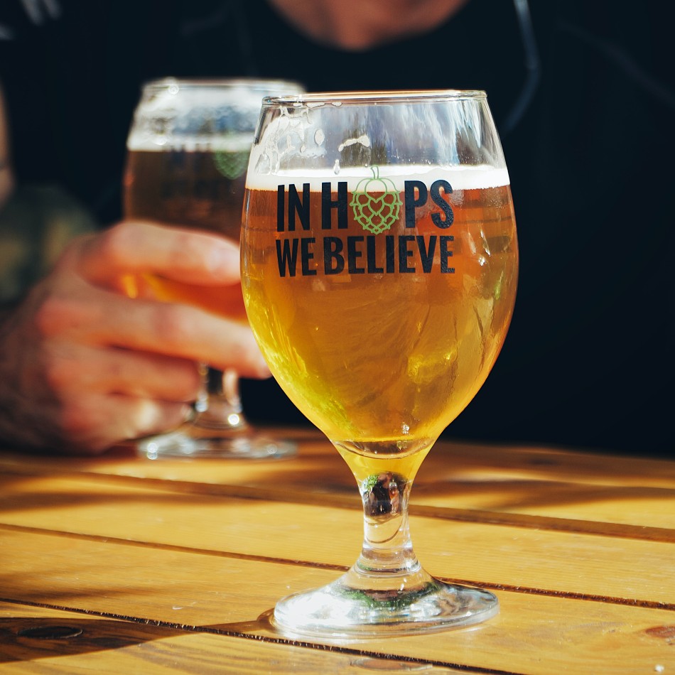 Forme de verre à bière : ballon