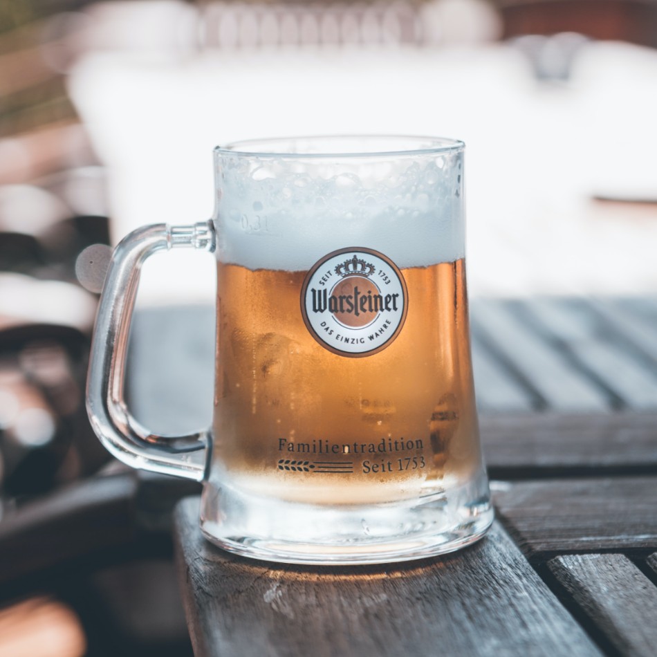 Forme de verre à bière : chope